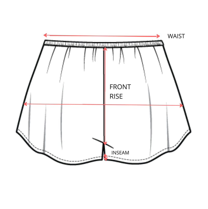 Breeze Short Garment Measurements