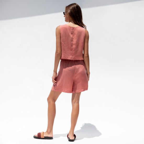 Journey Tie Top + Journey Short - Camp (Size S)