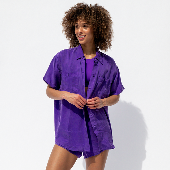 Hi Dive Top + Day Trip Button Down + Day Trip Short - Bon Voyage (Size S)