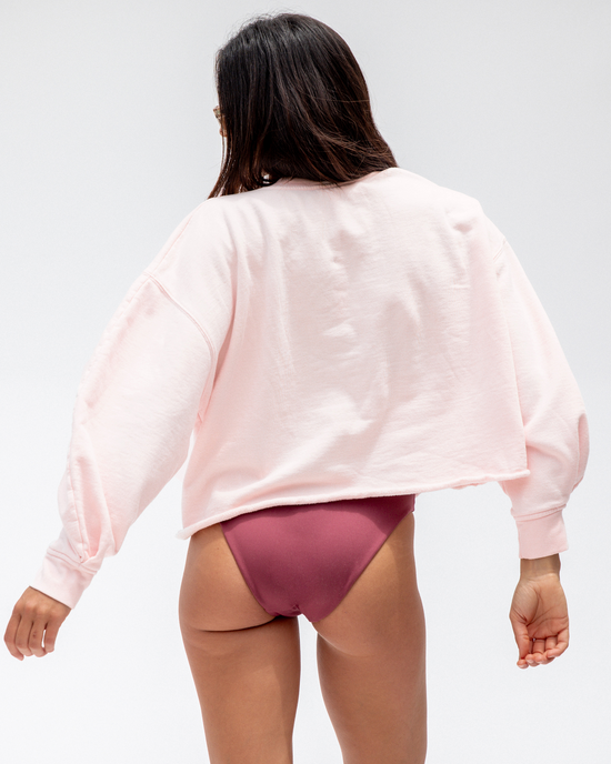 Field Day Sweatshirt - Delight + Hi Hi Bottom - Desert Plum (Size S)