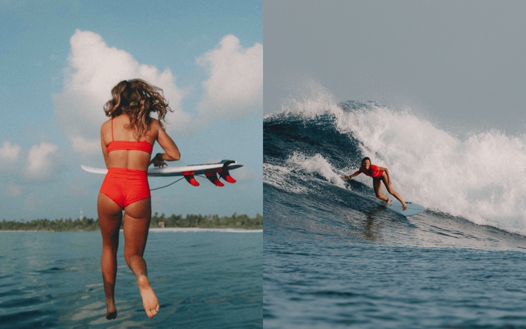 Skylar Lickle Surfing