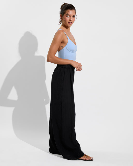 Club Suit - Blue Skies + Day Trip Pant *Sheer Stripe - Jet (Size S)