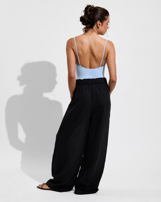 Club Suit - Blue Skies + Day Trip Pant *Sheer Stripe - Jet (Size S)