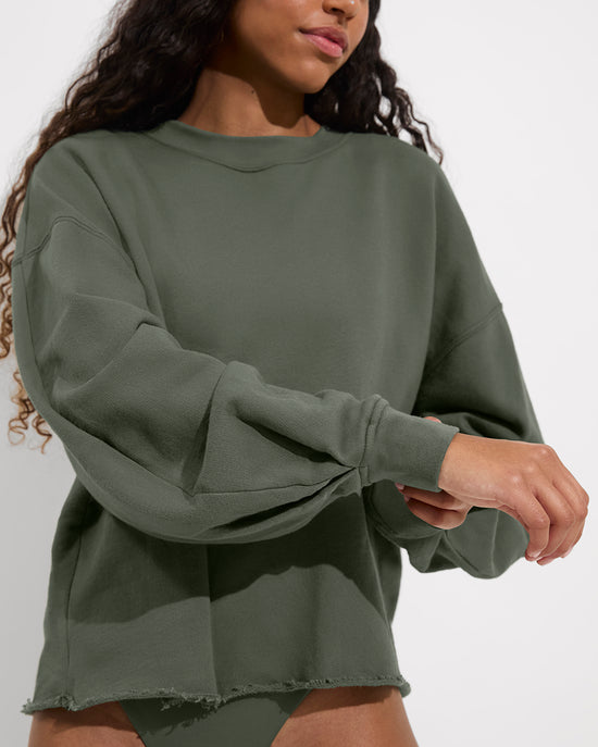 Field Day Sweatshirt (Size S)/M) + Dip Bottom - Agave (Size S)