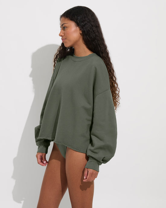 Field Day Sweatshirt (Size S)/M) + Dip Bottom - Agave (Size S)