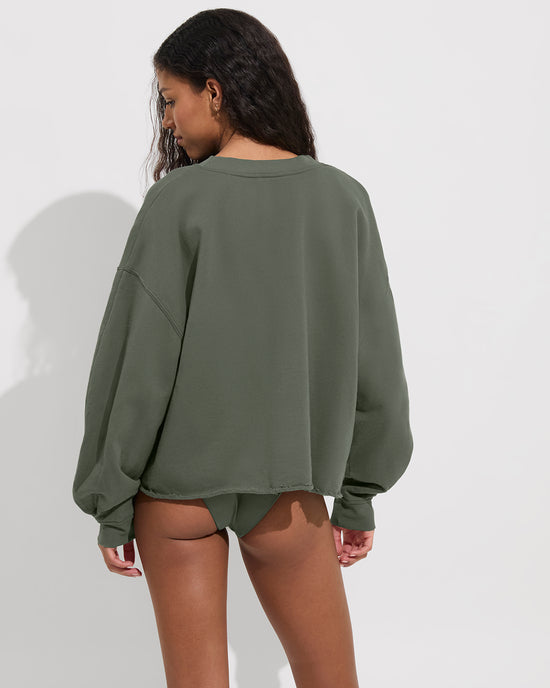 Field Day Sweatshirt (Size S)/M) + Dip Bottom - Agave (Size S)
