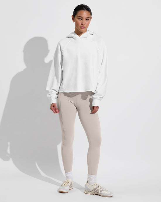 Homerun Hoodie - Coconut (Size S/M) + Super Moves Tight - Beach (Size S)