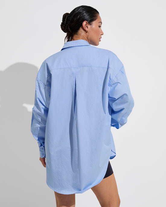 Port Shirt Dress - Blue Skies (Size S/M)