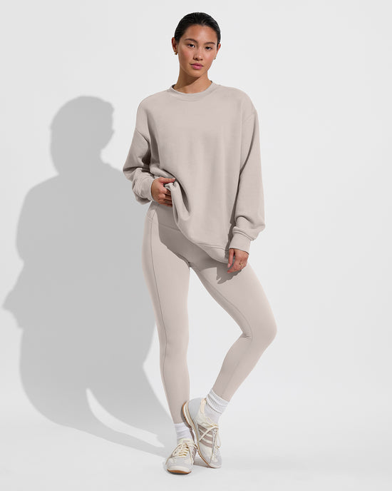 Victory Lap Sweatshirt + Super Moves Tight - Beach (Size S)