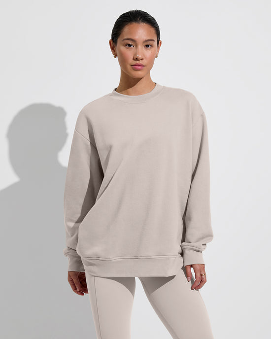 Victory Lap Sweatshirt + Super Moves Tight - Beach (Size S)