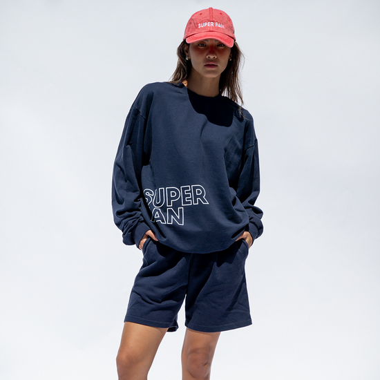 Super Fan Sweatshirt + Super Fan Short - Sprint (Size S) + Super Fan Hat - Red/White