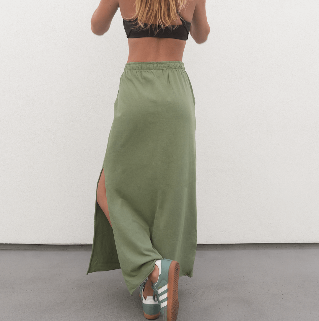 Hi Dive Top - Cold Brew + Swell Skirt - Cactus (Size S)