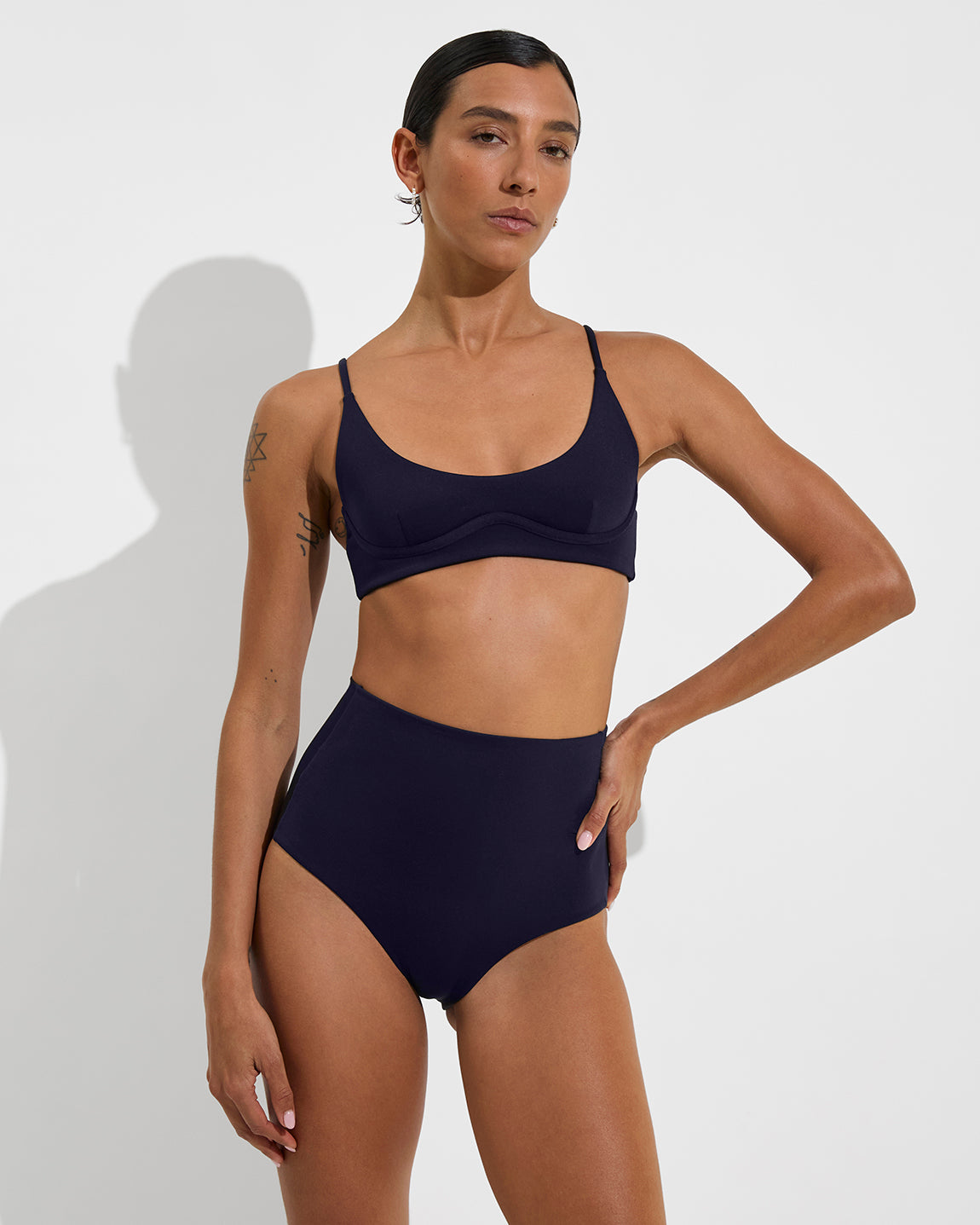 Club Top Navy Bikini Top – Left On Friday