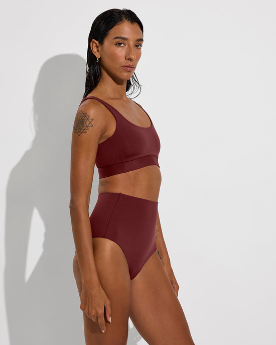 Double Scoop Top + Hi Tide Bottom - Jam (Size S)