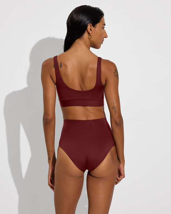 Double Scoop Top + Hi Tide Bottom - Jam (Size S)