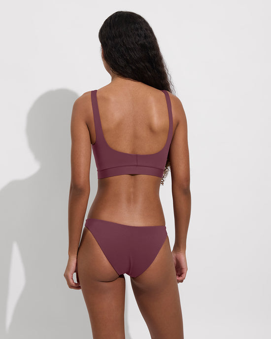 Top Shelf (32DDD, Size S) + Wear To Bottom - Desert Plum (Size S)
