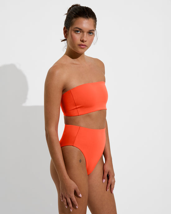 Tubular Top + Hi Hi Bottom - Aperol (Size S)