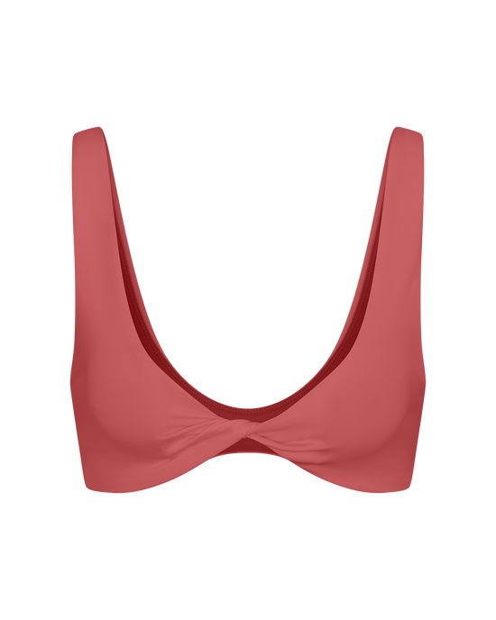 Twisted Plunge Top - Camp