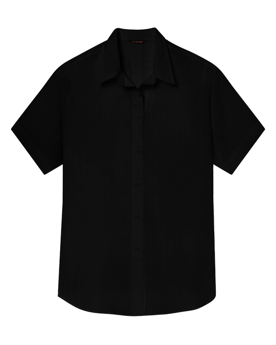 Day Trip Button Down *Sheer Stripe - Jet
