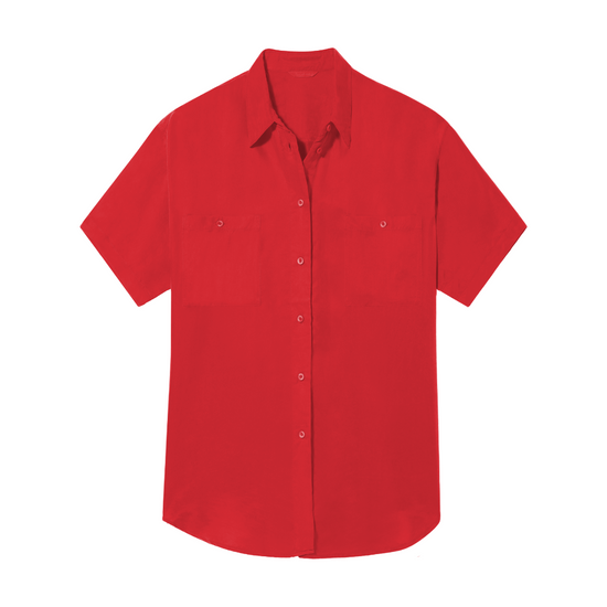 Day Trip Button Down - Sweet Chili Heat