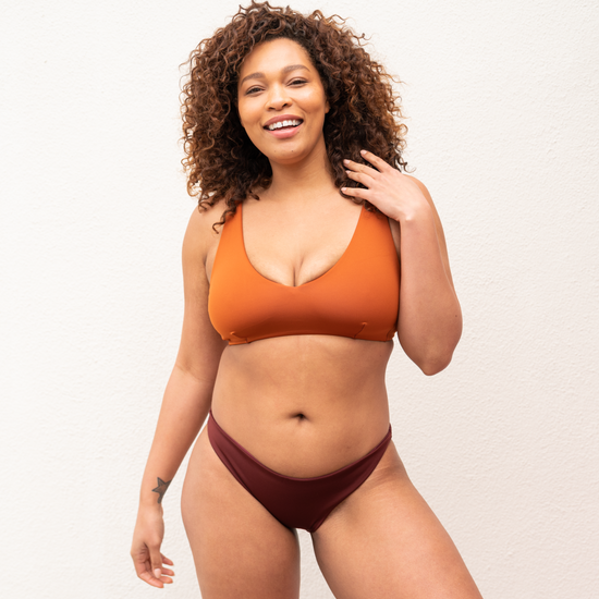 Sunday Top D+ - Bronze (36D) + Wear To Bottom - Jam (Size L)