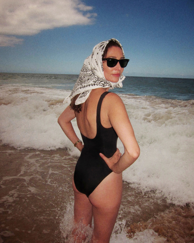 Sarah Clary in LOF Streamline Suit in Jet