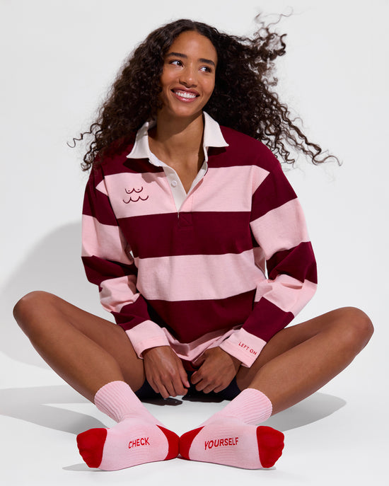 League Shirt - Boobwave (Size S/M) + Check Yourself Socks