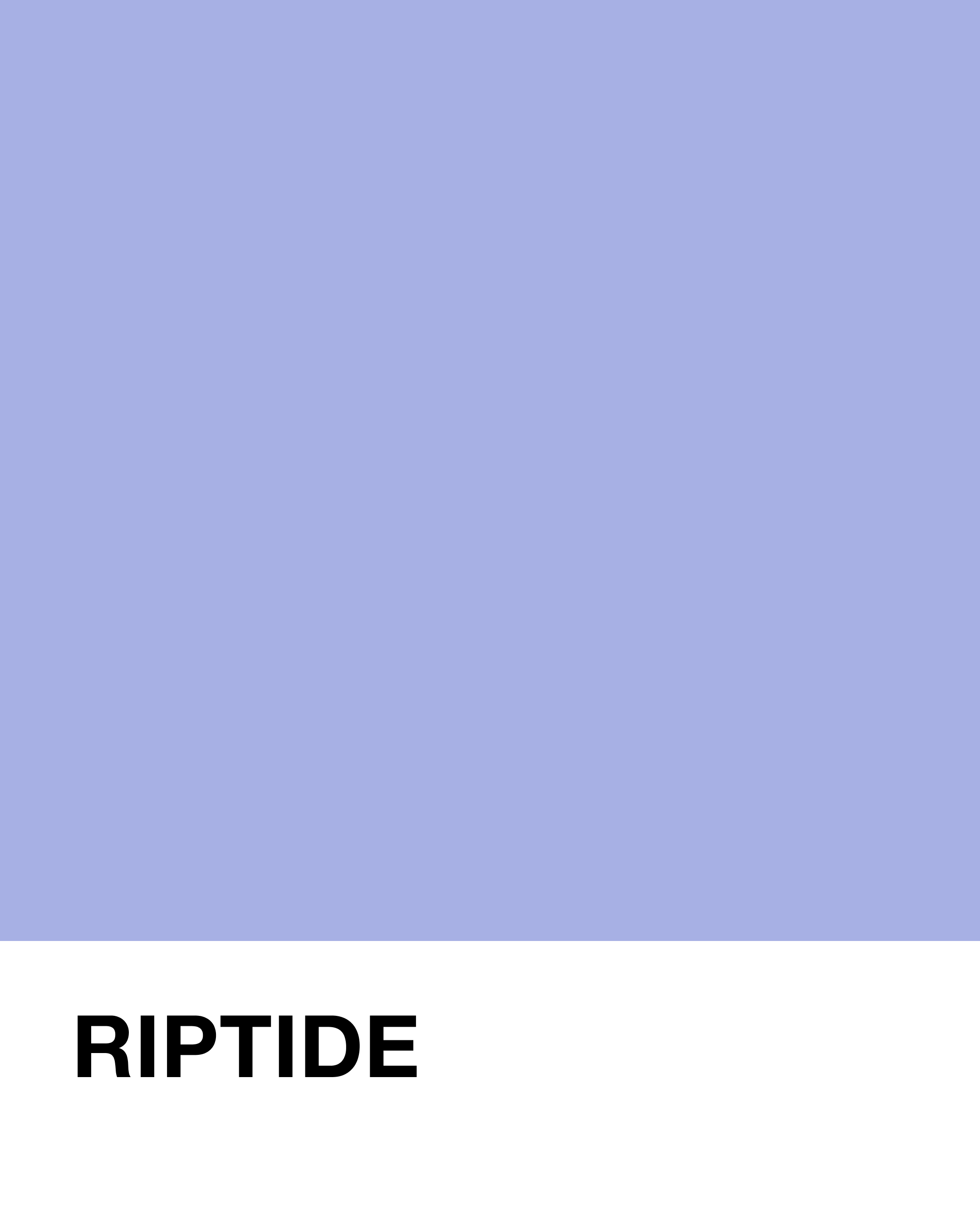Pantone with 'RIPTIDE' text.