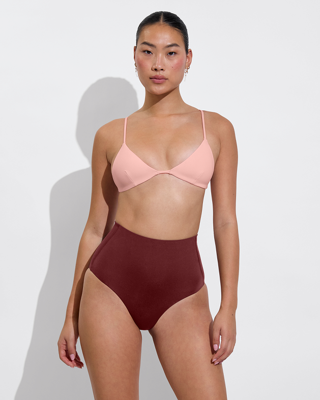Sandy top in salt paired with hi tide bottom in jam