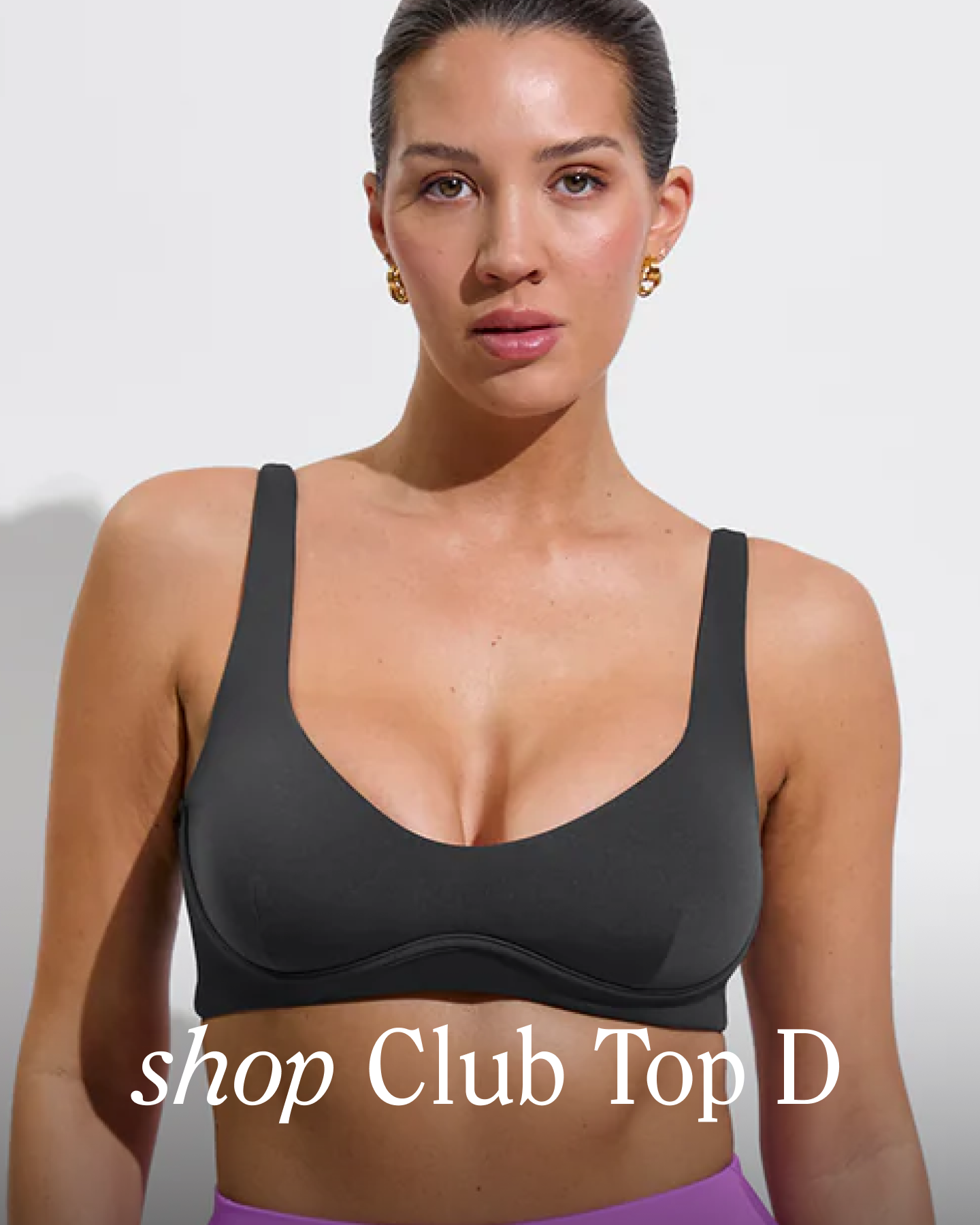 Woman in Club Top D in Eclipse