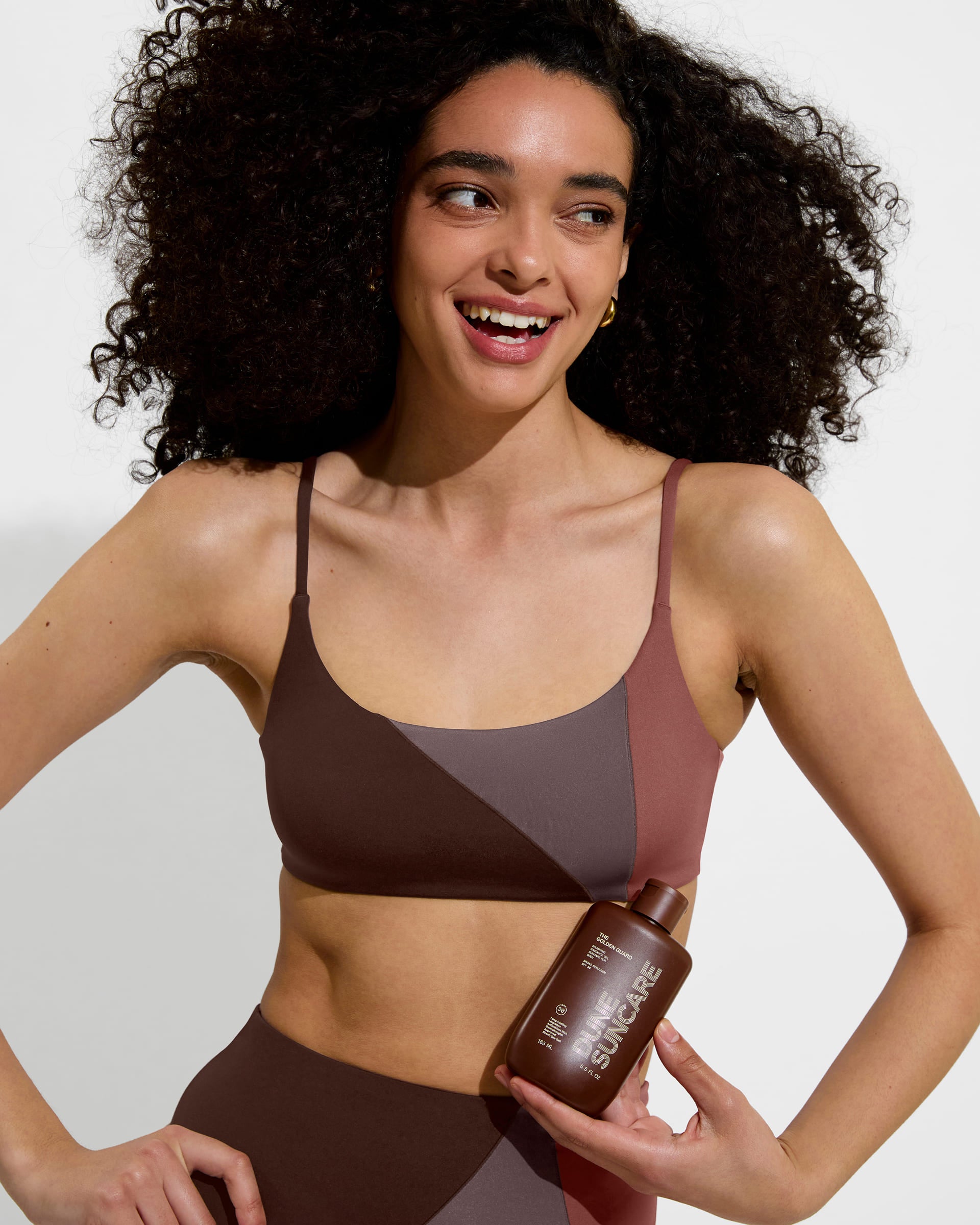 Pool Days Top in Cold Brew / Stormy / Sandal with DUNE SUNCARE