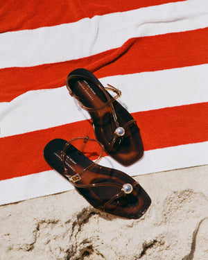 Dana Jelly Sandal in Cold Brew