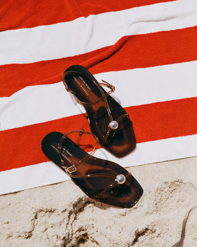Dana Jelly Sandal in Cold Brew