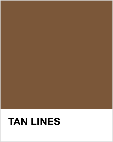 TAN LINES (BROWN) PANTONE