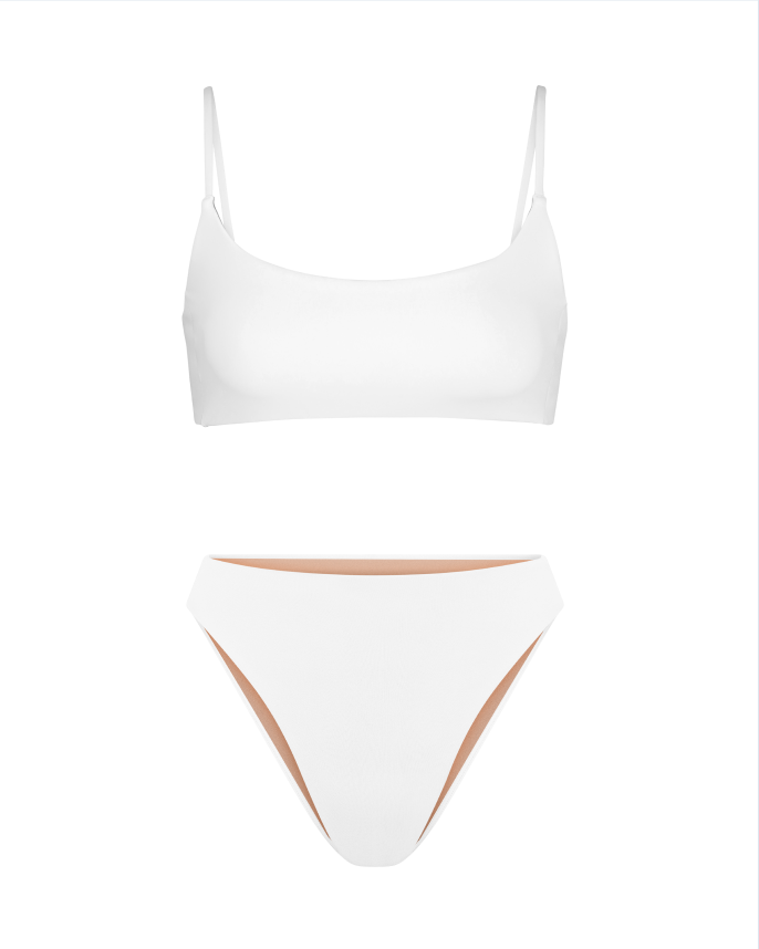 Pool Days Top + Hi Hi Bottom - Coconut 