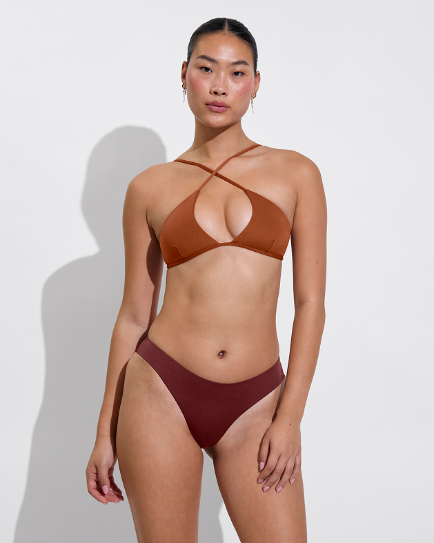 Reef Top - Bronze + Halfmoon Bottom - Jam (Size S)