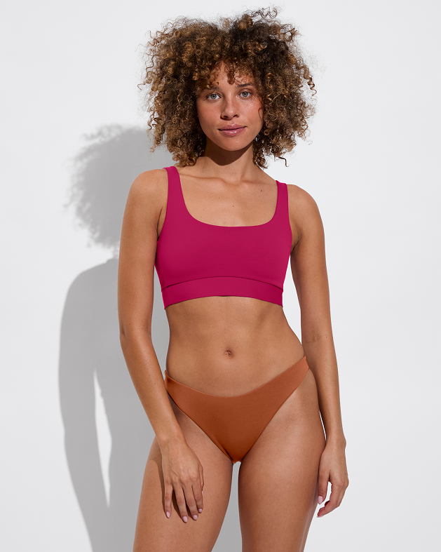 Double Scoop Top - Pepper + Dip Bottom - Bronze (Size S)