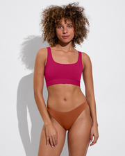 Double Scoop Top - Pepper + Dip Bottom - Bronze (Size S)