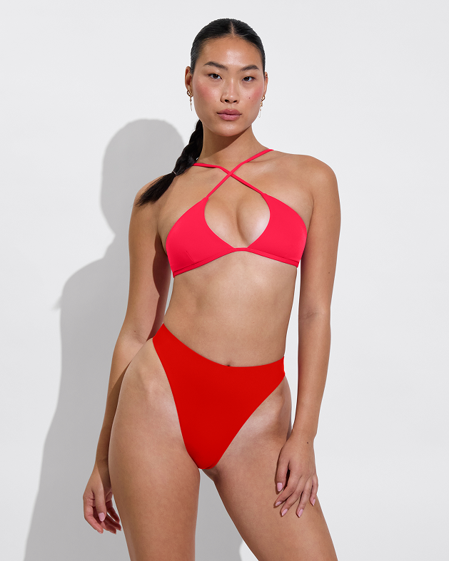 Reef top in rescue + throwback bottom in sweet chili heat