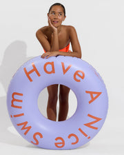Tubular Top - Aperol (Size S) + Pool Floatie - Blue Skies / Aperol