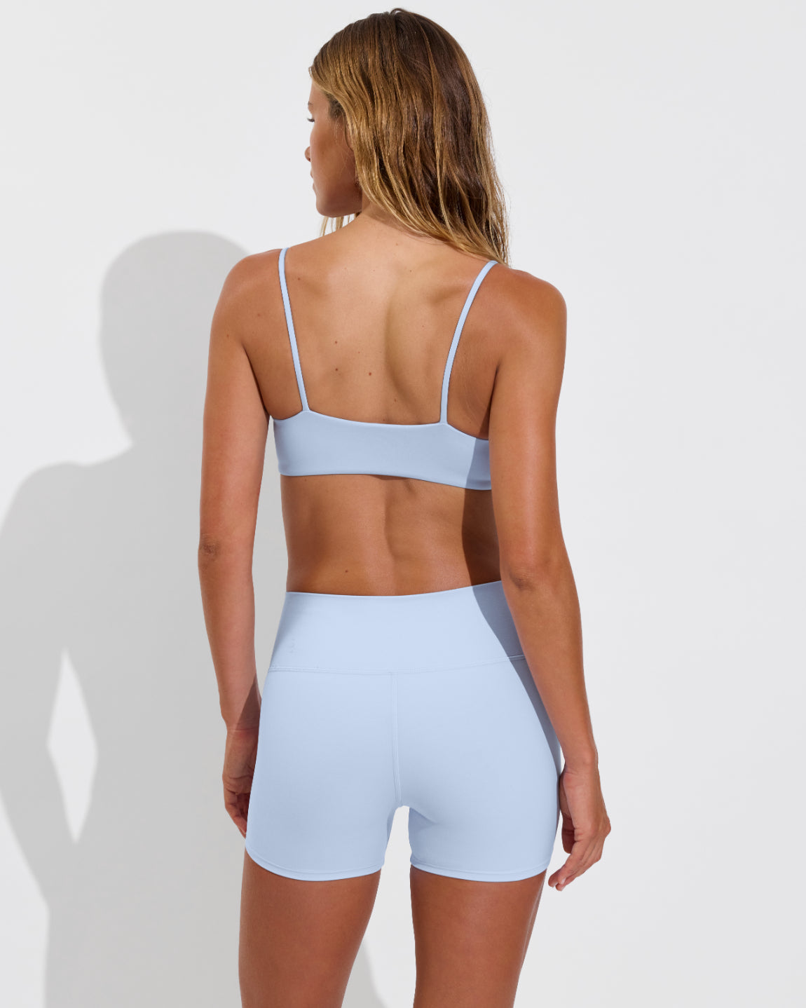 Pool Days Top + Ace Short 3.5" - Blue Skies (Size S)