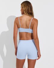 Pool Days Top + Ace Short 3.5" - Blue Skies (Size S)
