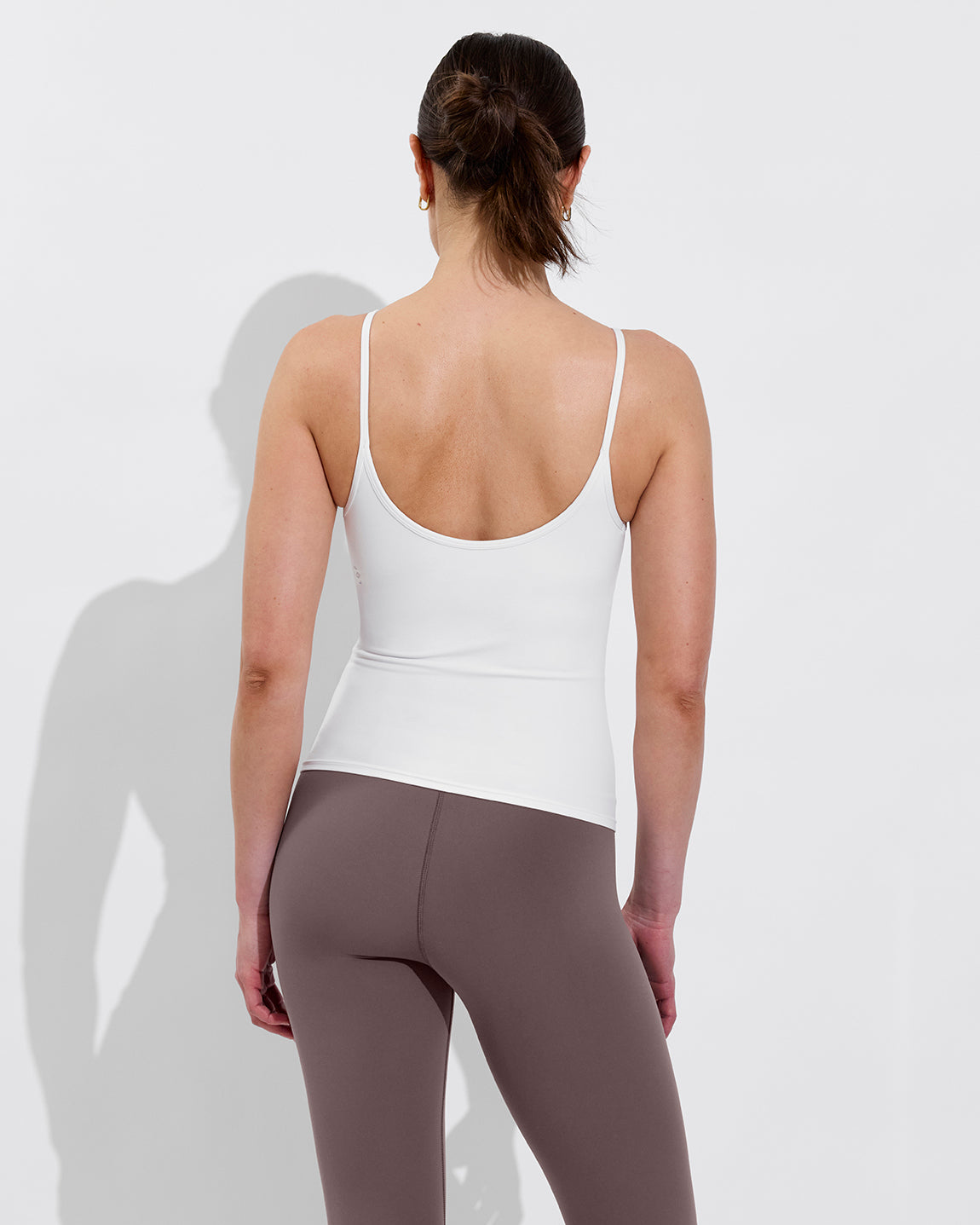Barre Tank *Long - Coconut + Super Moves Tight - Stormy (Size S)