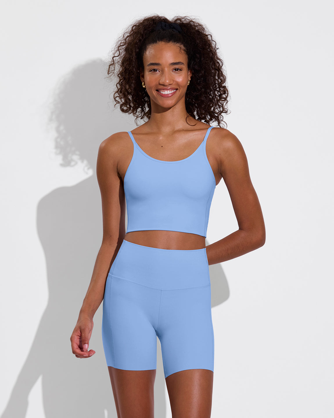 Barre Tank + Super Moves Short 5" - Blue Skies (Size S)