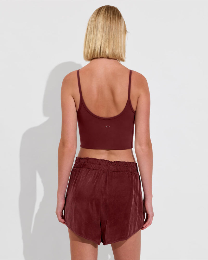 Barre Tank + Day Trip Short - Jam (Size S)