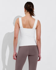 Frame Tank *Long - Coconut + Super Moves Tight - Stormy (Size S)