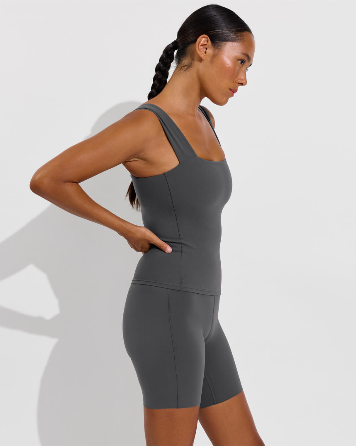 Frame Tank *Long + Super Moves Short 7"- Eclipse (Size S)