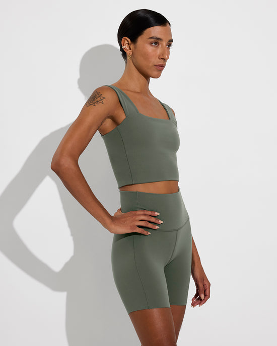 Frame Top + Super Moves Short 5" - Agave (Size S)