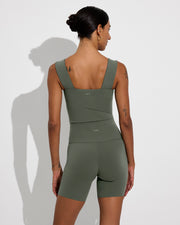 Frame Top + Super Moves Short 5" - Agave (Size S)
