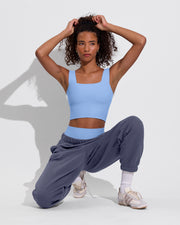 Frame Top - Blue Skies + Sports & Rec Jogger - Varsity (Size S) 